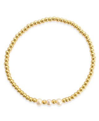 Pulsera tres perlas