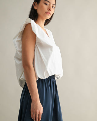 Top Blanco y Negro Bubble