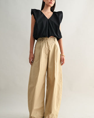 Top Blanco y Negro Bubble