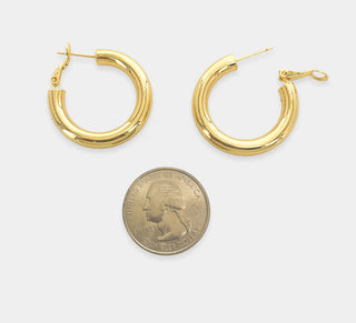 Aretes en forma Hoops