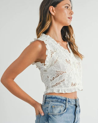 Crop Top de encajes