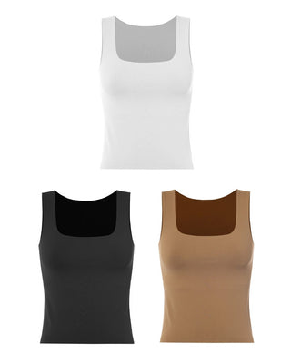 Top Básico Essential – Corte Cuadrado