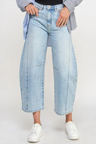 Jeans High Barrel - pantalon
