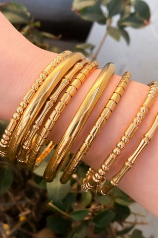 Pulsera Dorada de Estilo Minimalista