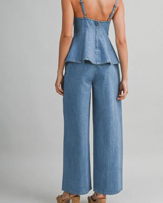 Set Denim pantalon Largo