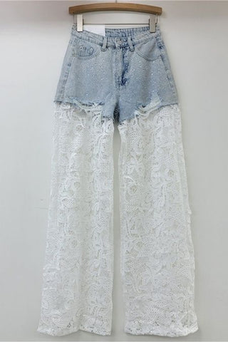 Jeans encajes  Master piece