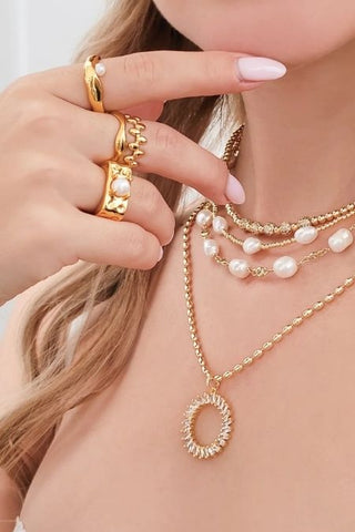 Marina Anillo con Perla Genuina