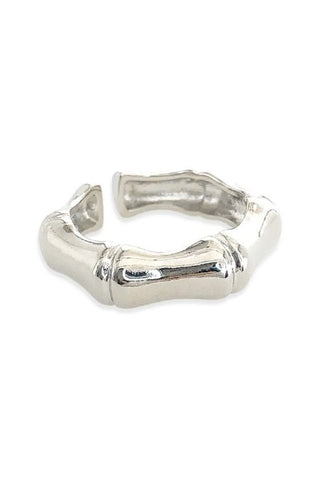 Bambú  Anillo Texturizado Ajustable