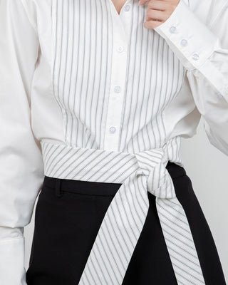 Top Camisero con Corbata Multifuncional