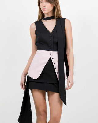 Top Dos tonos Tipo Chaleco