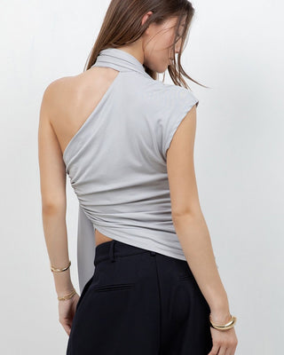 Top Fruncido  con Lazo