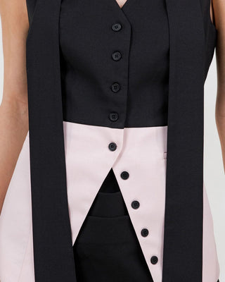 Top Dos tonos Tipo Chaleco