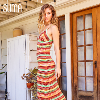 Crochet Midi Dress