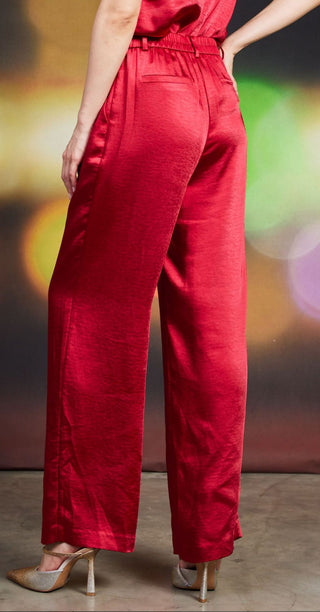 Set Rojo Blazer & straight Leg Pant