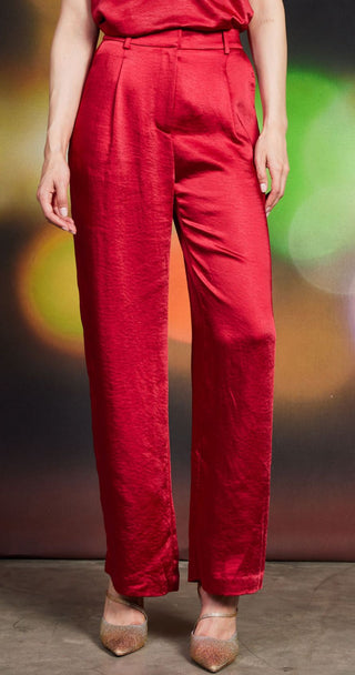 Set Rojo Blazer & straight Leg Pant