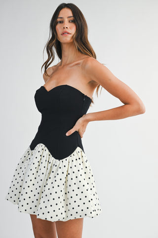Dress corto Polkadots